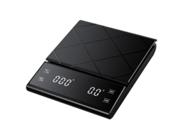 Balança Digital De Café 5kg/0,1g Com Temporizador, Carregamento Usb, Preta