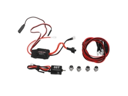 Mali kit Controle de Velocidade Esc 30a Motor Elétrico Brushless 030 88t com 4 Leds para Carro Barco Rc