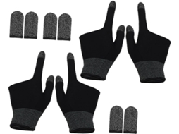 Lurelia Luvas Gaming Para Ecrã Tátil Respirável, Elástico, Para Gaming Móvel E Ecrãs Táteis, Controlo Preciso