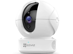 Câmera IP Wi-Fi HD 1080p 2,4 GHz com Alexa, Google Home, Visão Noturna, Modo de Privacidade, Áudio Bidirecional, Rastreamento de Movimento, Branca. Bestvite