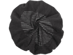 Capa para Banqueta Redonda Inoomp, Altamente Elástica, em Tecido Polar Preto Elástico, com Diâmetro de 30 a 40 Cm, para CHABERLU