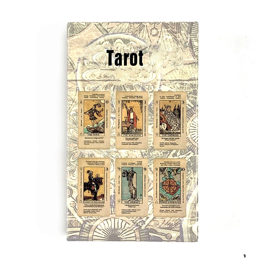 Tarot Aces: Jogo de Tabuleiro de Adivinhação e Leitura da Sorte com 78 Cartas, um Dos Mais Vendidos. Palavras chave: Baralho Retrô. MDUG