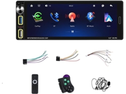 Rádio Automotivo Single Din com Carplay e Android Auto, Tela Sensível Ao Toque Ips de 6,9 Polegadas, Bluetooth e Rádio Fm/am. SFUSHOS