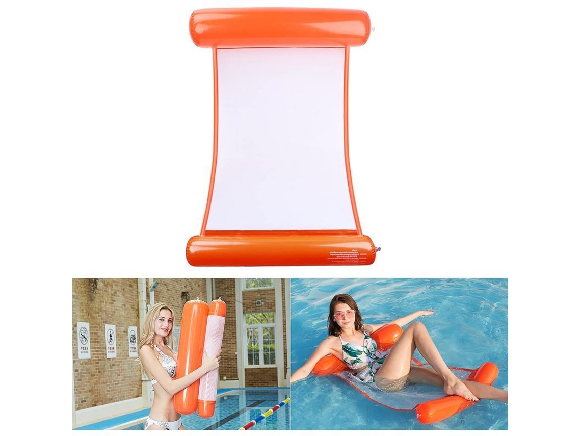 Colchão flutuante Nova Line para piscina, 4 em 1, confortável | S/MARCA