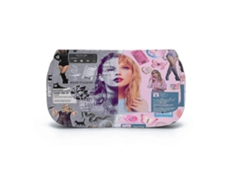 Estojo de lápis de dupla camada com estampa Taylor Swift, organizador de material escolar de grande capacidade, presente D Miraflow