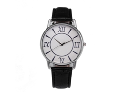 Reloj De Pulsera Unisex Estudiantil Simple De Aleación 6 Colores Moda Casual Blanco Negro