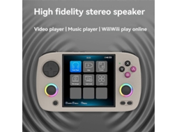 Console De Videogame Portátil Retrô Rg Cubexx De 32 Gb Com Joystick Rgb Na Cor Cinza Ly Ebike