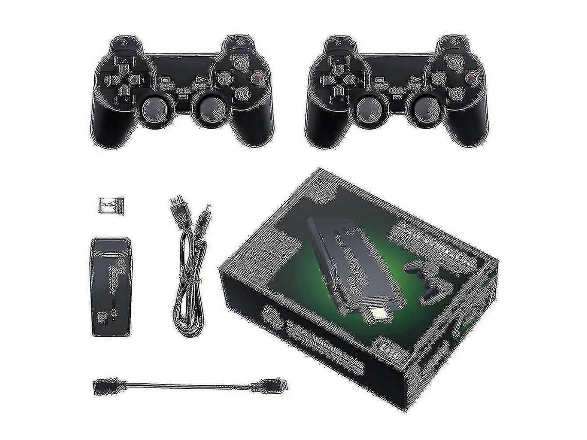 Console De Videogame Retrô M8 Com Dois Controles Sem Fio, 4k, 10.000 Jogos, 64 Gb Ly Ebike