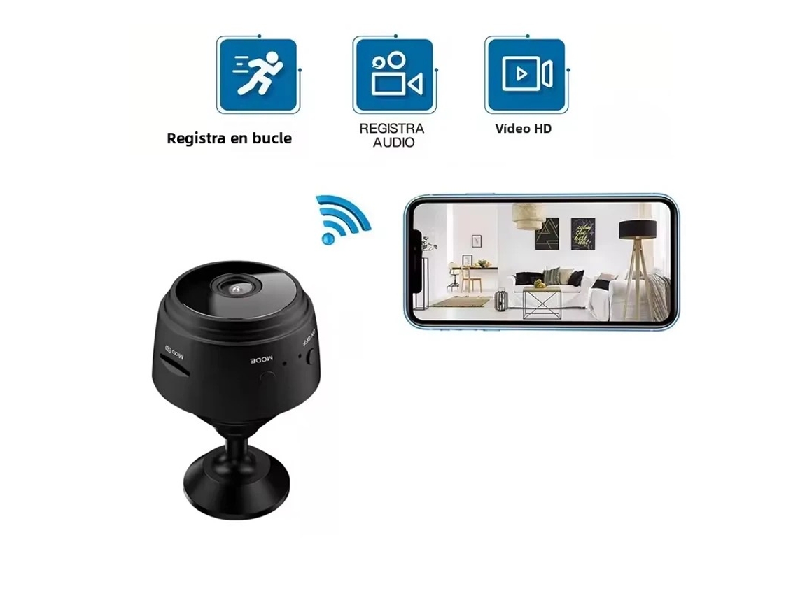 Câmera Wi-fi Sem Fio De Alta Definição Com Visão Noturna Infravermelha.