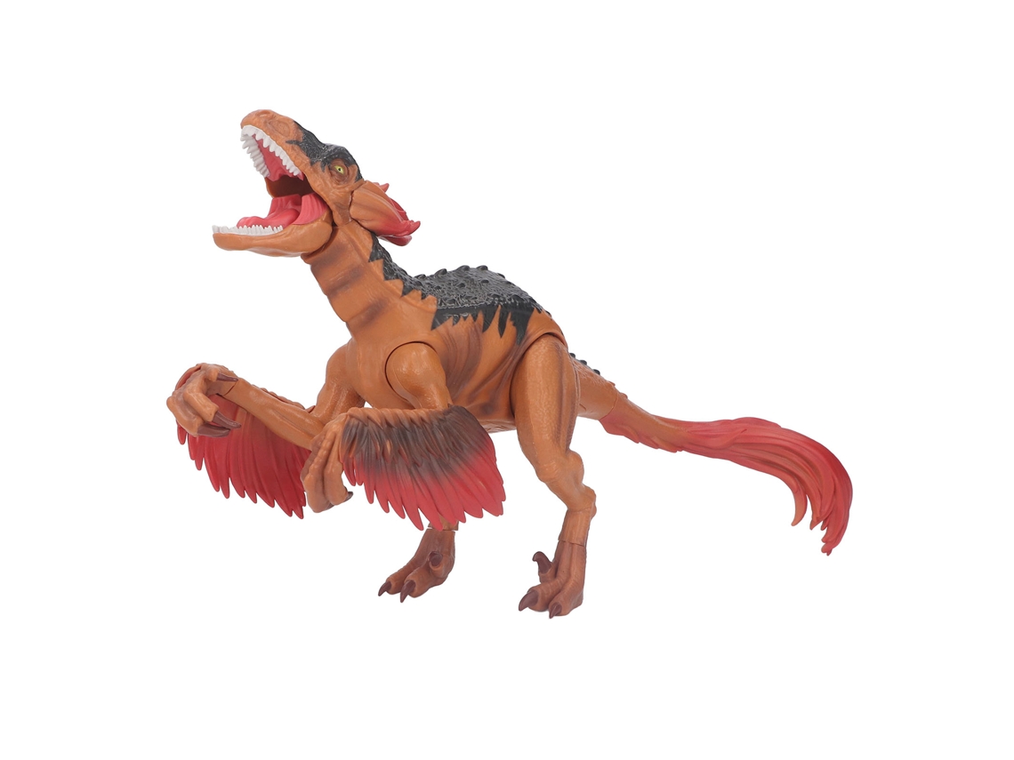 Primerox brinquedo Dinossauro Realista com Efeito de Rugido Pyroraptor Figura de Ação para Crianças