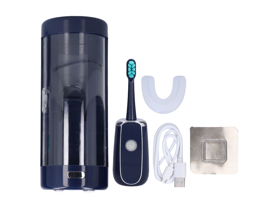 Escova de dentes elétrica ultrassônica USB IPX7 à prova d'água com caixa de desinfecção S/MARCA