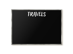Magnetic Board Travels For The Living Room Espelharte (100x70 Cm)