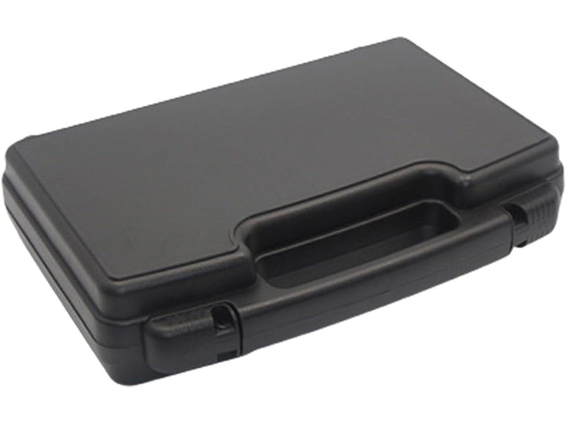 Caixa de ferramentas industrial resistente, caixa de armazenamento rígida, caixa organizadora para escritórios, garagens e outros.