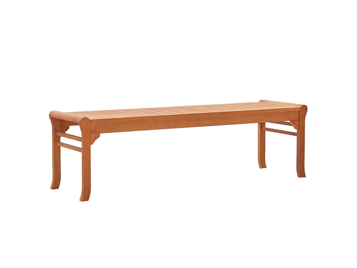 Vidaxl Banco De Jardim 3 Lugares 150 Cm Madeira De Eucalipto Maciça
