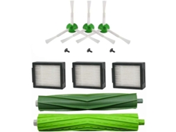 Kit De Peças De Reposição Para Roomba I7 I7 E5 E6 E7 Pacote Com Escova Lateral, Rolo E Filtro Hepa Zeuxo