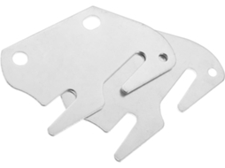 Acessórios para Cama com Superfície de Ferro Lisa, 2 Peças Revestimento Resistente À Ferrugem Placa CHABERLU