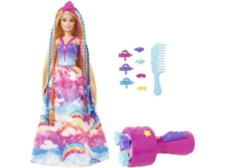BARBIE Dreamtopia Tranças às Cores (Idade Mínima: 3 Anos - 7 x 32,5 x 2,99 cm)