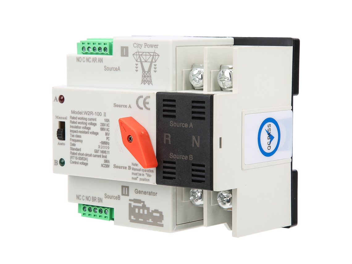Chave De Transferência Automática Dual 2p 100a 50hz