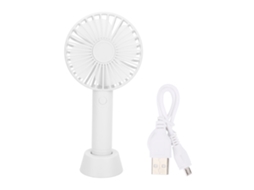 Ventilador Usb Portátil Laxiscreed Com Suporte De Telefone Para Mesa Ou Escritório