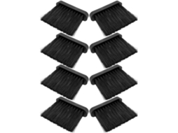 Conjunto De 8 Escovas Plástico Pretas Yardenfun Para Limpeza Lareiras E Fogões A Lenha Design Ergonômico Manuseio Seguro