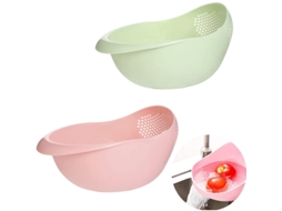 Cesto De Drenagem Multifuncional Para Frutas E Legumes Em Plástico Com Filtro Anti-desperdício