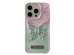 Suporte Casa Para Iphone 13 Pro Max Pele Sintética Rosa