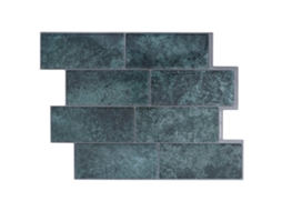Vidaxl Azulejo Subterrâneo 20 Unid. Verde Azul 29 X 21 Cm
