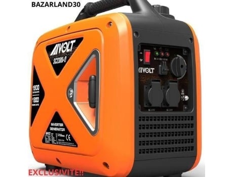 Gerador Bazarland 1900w Silencioso 2 Tomadas Ac 230v 2 Usb Tipo A