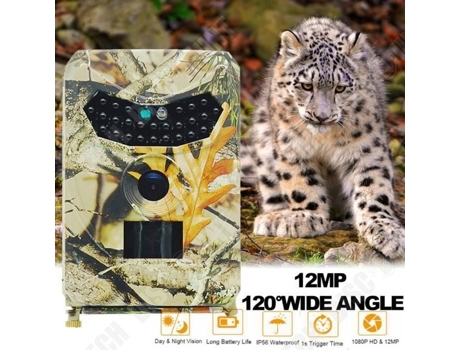 Td® Melhor Câmera de Caça Hd Outdoor Visão Noturna 12 Mp 120 ° / Grande Angular À Prova D'Água Com Vigilância Infravermelha E Indução T Zentavo