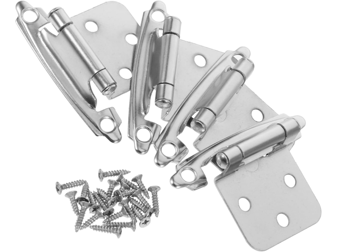 Conjunto De 4 Dobradiças Canto Com Mola E Fechamento Automático, 1,2