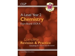 Livro A-Level Chemistry OCR A Year 2 Complete Revision amp Practice with Online Edition de Cgp Books (Inglês)