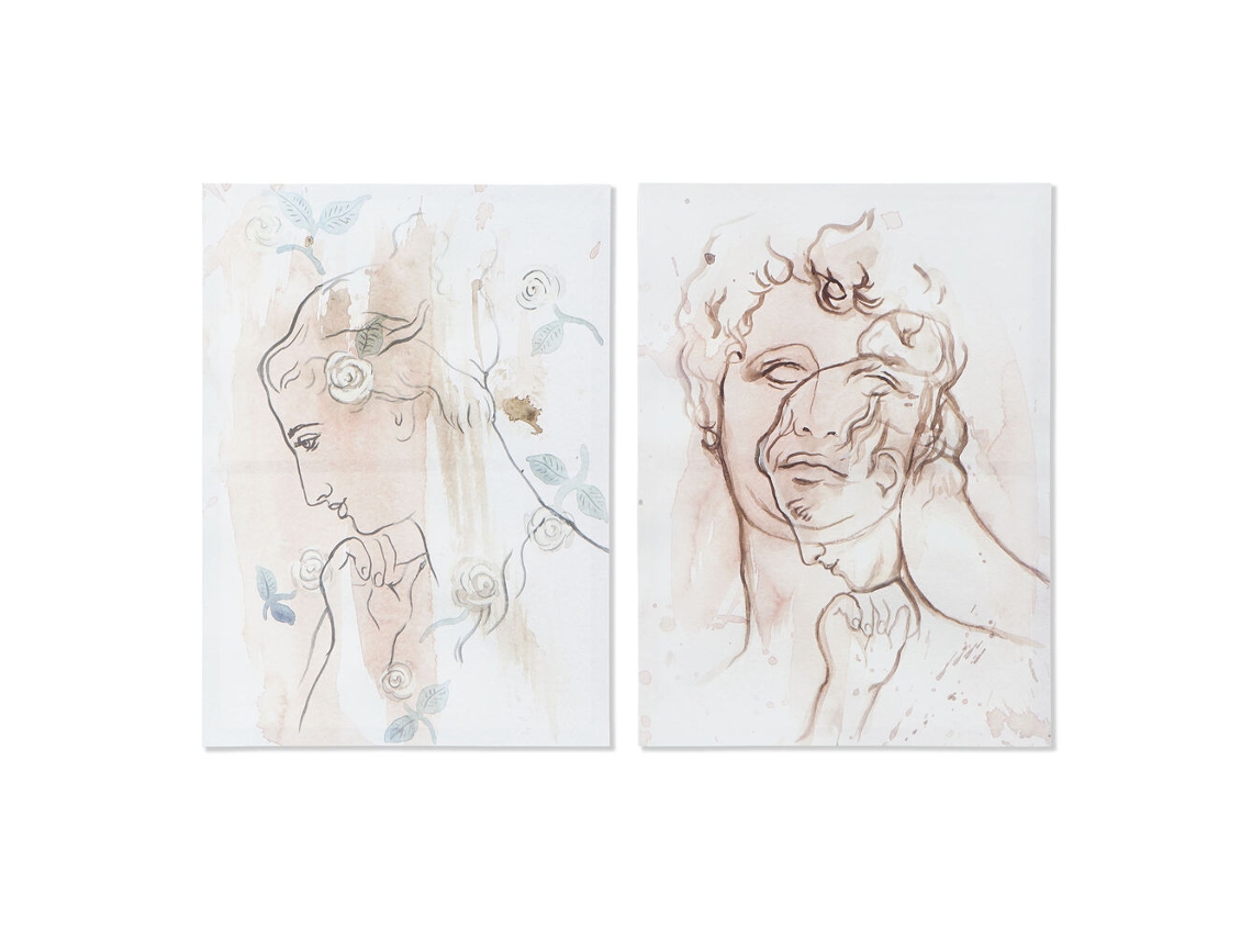 Quadro DKD HOME DECOR Abstract (50 x 1.8 x 70 cm)