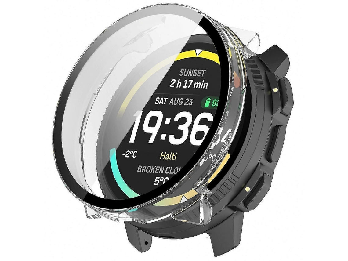 Capa Resistente Em Policarbonato Com Película De Vidro Temperado Para Smartwatch Vertical 2.