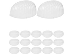 Conjunto de 50 Inserções de Plástico Transparente para Bonés GOKOCO