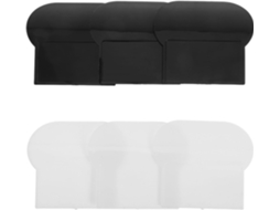 Tampas De Ralo De Silicone, Pacote Com 3 Unidades, Para Pia E Lavatório, Coletor De Papel Higiênico Plano Para Uso Em