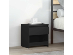 Vidaxl Mesa De Cabeceira 40x30x39 Cm Contraplacado Preto