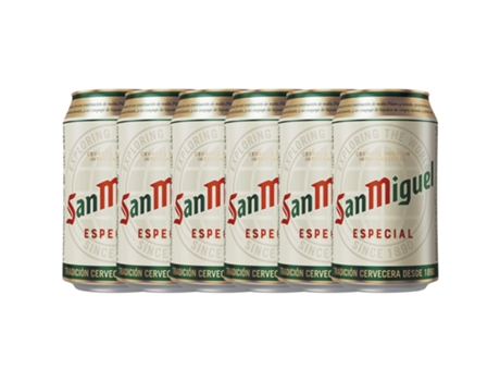 Cerveja CERVEZAS SAN MIGUEL 0.33L (6 unidades)