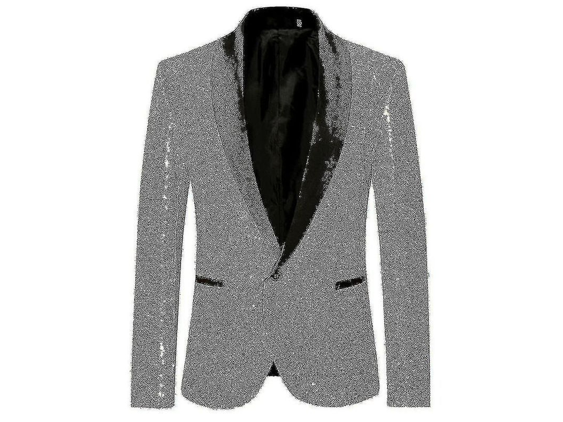 2026 jaqueta Casual com Strass para Homem Traje de Festa Celebração Casamento