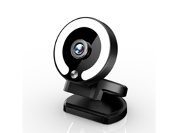 Webcam USB Cuich 4K HD com luz de pré-preenchimento