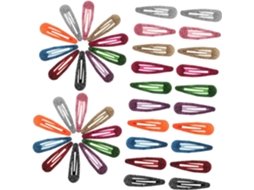 50 Presilhas De Cabelo Pequenas Com Lantejoulas Em Cores Sortidas