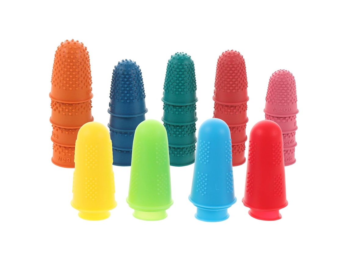 Conjunto De 32 Protetores De Dedo Em Silicone Resistente Ao Calor