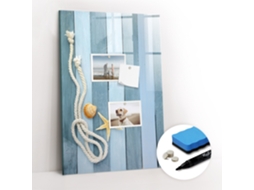Quadro Magnético De Parede Coisas Marinhas Tábuas Para O Corredor Espelharte (40x60 Cm)