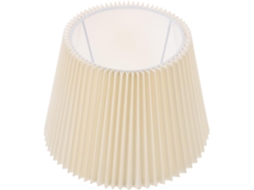 Tecido Plissado Simples E Delicado Para Luminárias De Mesa E De Parede, Fácil De Instalar.