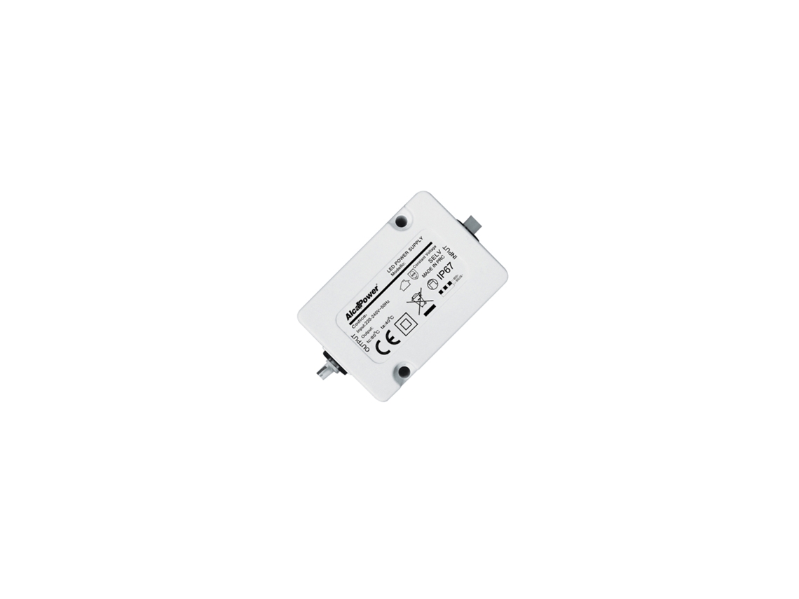 Fonte de alimentação estanque 12W 12V IP67