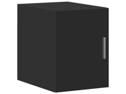 Wall Cabinet, Wall Cabinets Vidaxl Preto Madeira Processada (n/a)