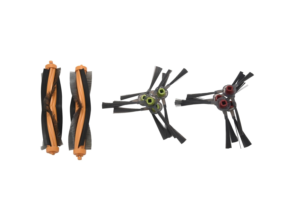 Acessórios de Aspirador 8pcs escova lateral + 2pcs escova principal para deebot m81 dm81pro m85 m88 ozmo 930 dr95 dr96 dr97 dr98 vacu
