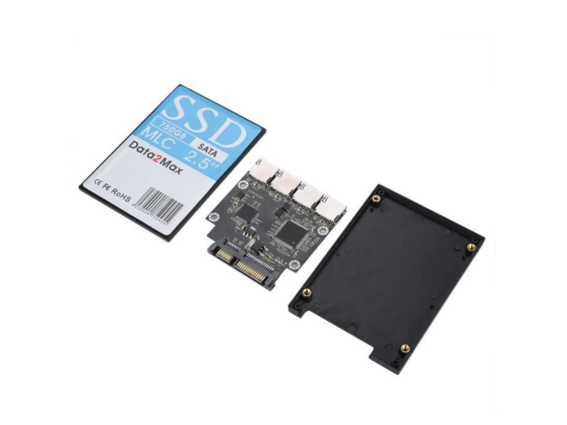 HURRISE 4X Cartão de Memória / Adaptador Ssd