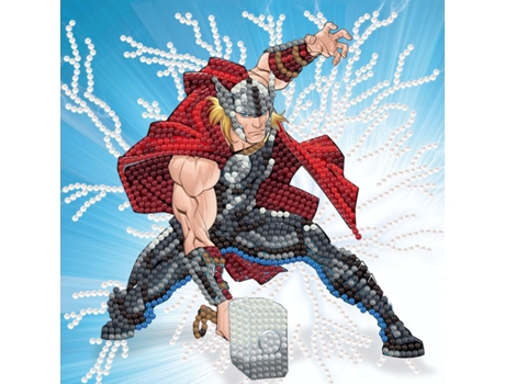 Cartão de Diamante Thor 18 X 18 Cm Youdoit CRYSTAL ART