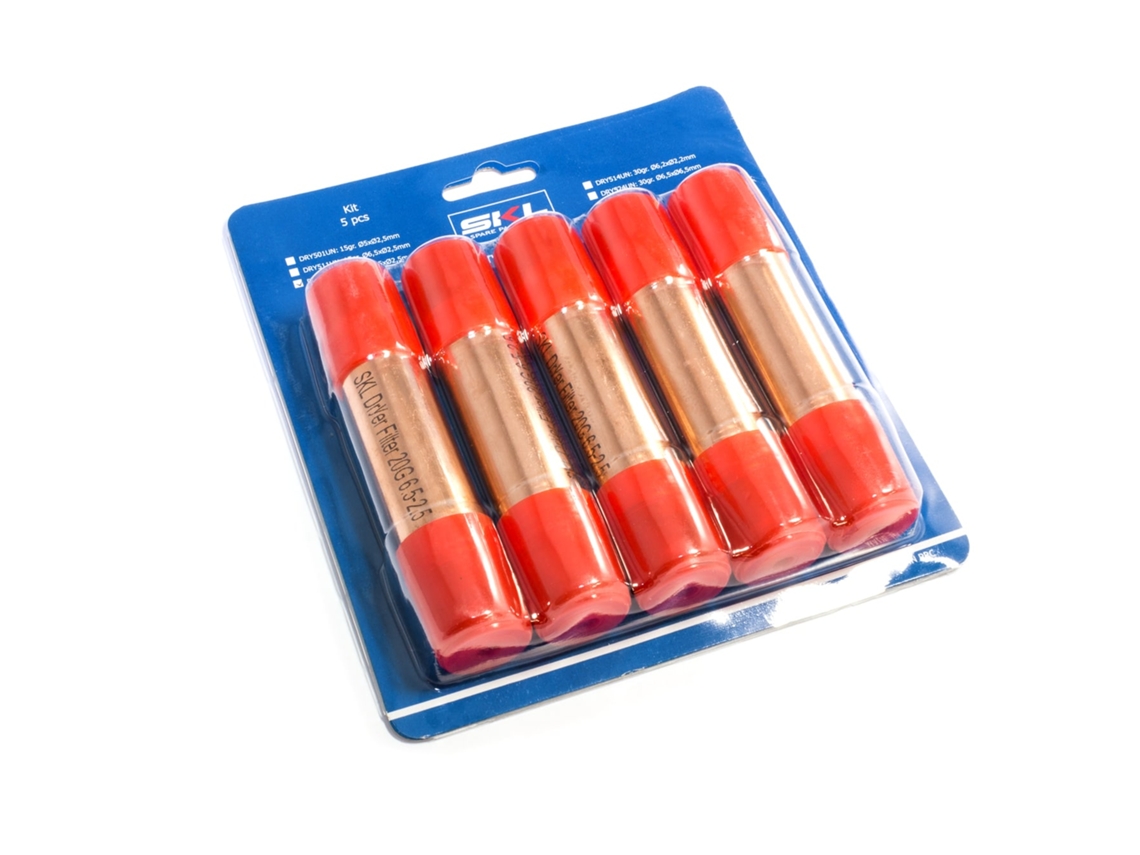 Filtro para Secadora 20g. Ø6,5mm X Ø2,5mm Kit com 5 Peças Secador de Roupa Dry512un