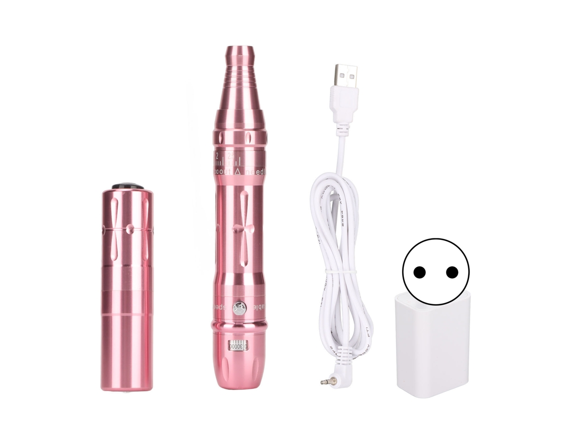 Máquina De Maquiagem Semipermanente Sem Fio Ajustável De Velocidade Profissional Para Tatuagem De Sobrancelha Lábio Eyeliner Plug Eu